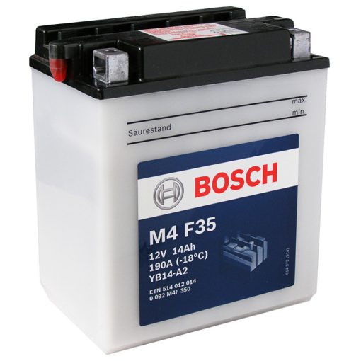 Bosch M4 F35 YB14-A2 motorkerékpár akkumulátor - 514012014