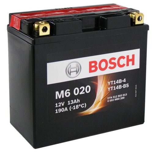Bosch YT14B-4/YT14B-BS 12V 12Ah 190A AGM bal+ motorkerékpár akkumulátor - 512903