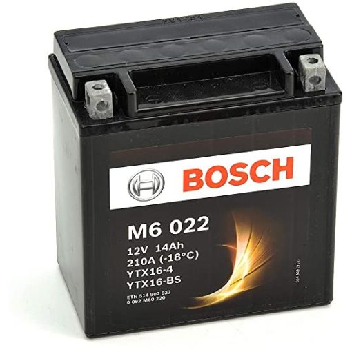 Bosch M6 022 YTX16-4/YTX16-BS AGM motorkerékpár akkumulátor - 514902022