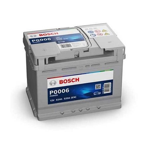 Bosch Power 12V 62ah 520A bal+ autó akkumulátor (0092P00060)