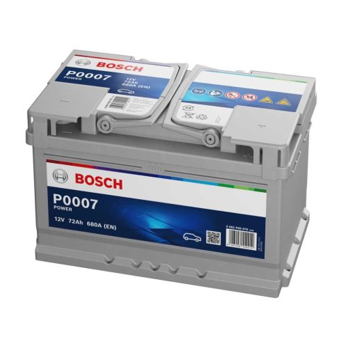 Bosch Power 12V 72ah 680A jobb+ autó akkumulátor (0092P00070)