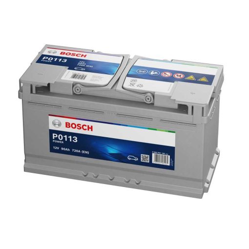 Bosch Power 12V 90ah 720A jobb+ autó akkumulátor (0092P01130)