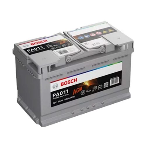 Bosch Power AGM 12V 80ah 800A Jobb+ autó akkumulátor (0092PA0110)