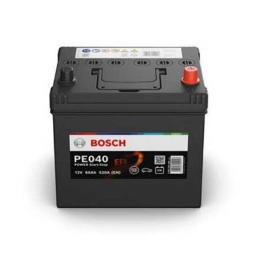 Bosch Power EFB 12V 60ah 520A Jobb+ autó akkumulátor (0092PE0400)