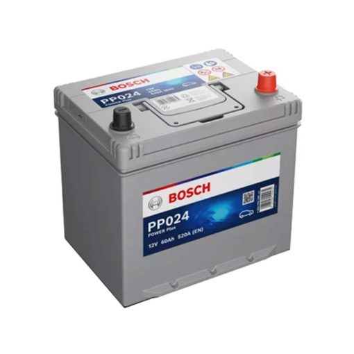 Bosch Power Plus 12V 60ah 520A jobb+ autó akkumulátor (0092PP0240)