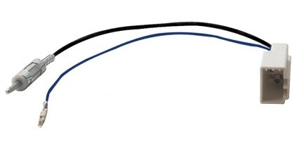 Phonocar 08555 antenna átalakító adapter OEM–ISO egyenes, 20 cm kábel, Toyota/Peugeot/Subaru/Citroën kompatibilitás