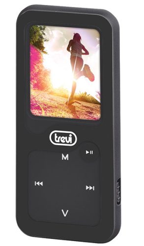 Trevi MPV 1780  MP3 lejátszó Bluetooth csatlakozással, lépésszámlálóval, FM rádióval fekete színben fülhallgatóval