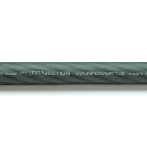Connection MP 1/0G.2 Kíváló minőségű autóhifi tápkábel, szürke színben, 53,2 qmm = 1 AWG