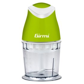   Girmi TR01 Professzionális aprító zöld színben, 350W teljesítmény, 500 ml rozsdamentes acél pengékkel, kompakt konyhai élmény
