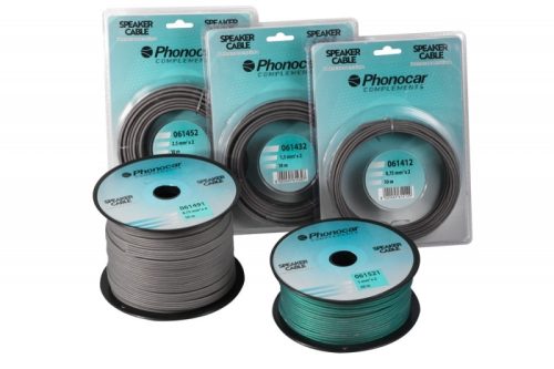 Phonocar 061441 Hangszóró kábel 2x2qmm, szürke szín
