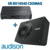 Audison SR BX10S4S csomag SR 1.500 erősítő + AP BX10S4S mélynyomóláda