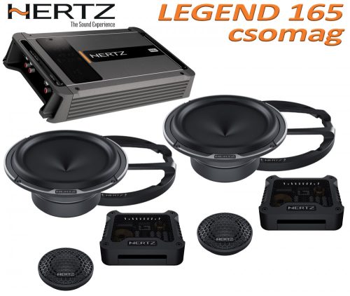 Hertz Legend 165 csomag ML Power 4,  4/3/2 csatornás erősítő + Mille Legend MLK 165.3 hangszórókészlet