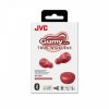 JVC HA-A6T-R-U True Wireless Gummy fülhallgató akár 23 órás akkumulátor üzemidővel