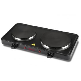   Girmi PE36 Piastra Dupla elektromos tűzhely öntöttvas főzőlapokkal