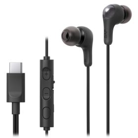   JVC HA-FR9UC-B Gumy Connect fülhallgató USB-C csatlakozóval, vezérlővel