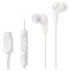 JVC HA-FR9UC-W Gumy Connect fülhallgató USB-C csatlakozóval, vezérlővel