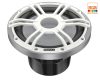 Hertz HMS 10 S2-LD-SW Vízálló hajós/motor/powersport 25cm-es LED-es mélynyomó fehér színben