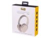 Trevi DJ 12E45 BT CREAM Digitális sztereó Bluetooth DJ fejhallgató, beépített médialejátszóval és FM rádióval