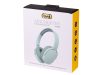 Trevi DJ 12E45 BT ZÖLD Digitális sztereó Bluetooth DJ fejhallgató, beépített médialejátszóval és FM rádióval