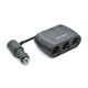 Phonocar  05223 Plug&Play szivargyújtó elosztó aljzat, 3 szivargyújtóra és 2 USB-re, 12/24V