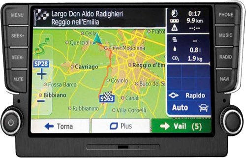 Phonocar VM106 Professzionális 2 DIN 8" multimédiás autós központ GPS-szel, érintőképernyővel, Golf 7-hez