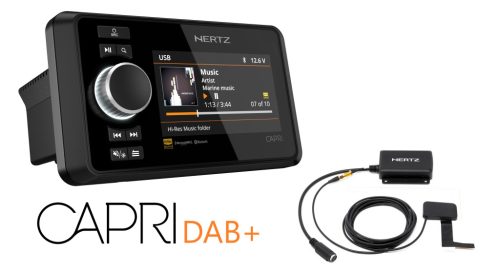 Hertz CAPRI H100 DAB+  Csúcskategóriás hajós High-end audio forrás Hi-Res zenelejátszással