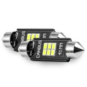   Phonocar 07703 Professzionális LED C5W izzó 41 mm, 1,9W, 12V, IP65, tiszta fehér fény, CAN BUS kompatibilitás, 2 db/csomag