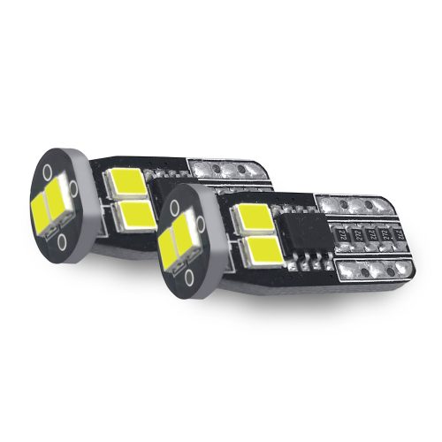 Phonocar 07710 Professzionális LED izzó W3W/W5W T10, 2,6W, 6000K, IP65, tiszta fehér fény, autós CAN BUS kompatibilitás