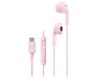 JVC HA-FR17UCPU USB-C fülhallgató a kompromisszummentes hangzásért mikrofonnal és vezérlővel, pink, rózsaszínű