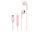 JVC HA-FR17UCPU USB-C fülhallgató a kompromisszummentes hangzásért mikrofonnal és vezérlővel, pink, rózsaszínű