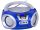 Trevi CMP 544 BT Hordozható Boombox, Bluetooth-tal, FM rádióval, USB és AUX bemenettel kék színben