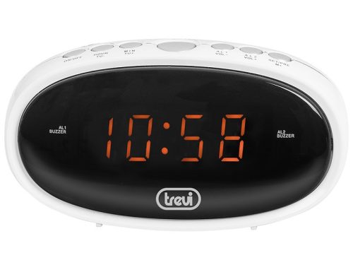 Trevi EC 880 digitális ébresztőóra (fehér) – elegancia és praktikum a mindennapokban