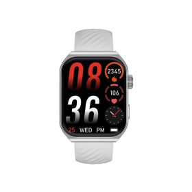  Trevi T-FIT 400 C SILVER – Smartwatch AMOLED kijelzővel, ívelt dizájnnal és hívásfunkcióval ezüst színben