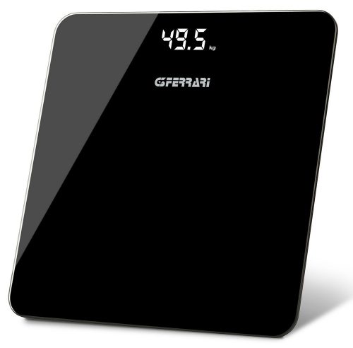 G3 Ferrari G30058 digitális személymérleg rejtett LED kijelzővel, edzett üveg, 180 kg, 50 g pontosság