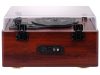 Trevi TT 1030 BT Retro stílusú prémium lemezjátszó, elegáns fa házban, hangszórókkal, Bluetooth ki és bemenettel