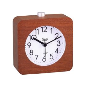   Trevi SL 3843 természetes fa ébresztőóra nagy, megvilágított számlap, fokozatos ébresztés és hangtalan SWEEP technológia