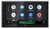 JVC KW-M695DBW Apple CarPlay és Android Auto, DAB+/FM rádió, Bluetooth és prémium hangzású 2 DIN autós multimédia