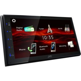   JVC KW-M180DBT Autós 2 DIN méretű multimédia központ, Android tükrözéssel, Bluetooth, DAB+/FM rádió, USB...