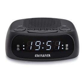   Aiwa CR-09J Modern, Praktikus és stílusos ébresztőóra beépített AM/FM rádióval, Japán technológia