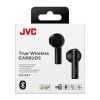 JVC HA-A4T-B True Wireless, Bluetooth fülhallgató letisztult dizájn, kényelmes viseletet és megbízható teljesítmény, fekete