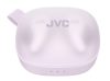 JVC HA-A23T-V True Wireless fülhallgató Zajszűrős fülhallgató a JVC legsikeresebb Gummi sorozatából, Szőlő joghurt szín