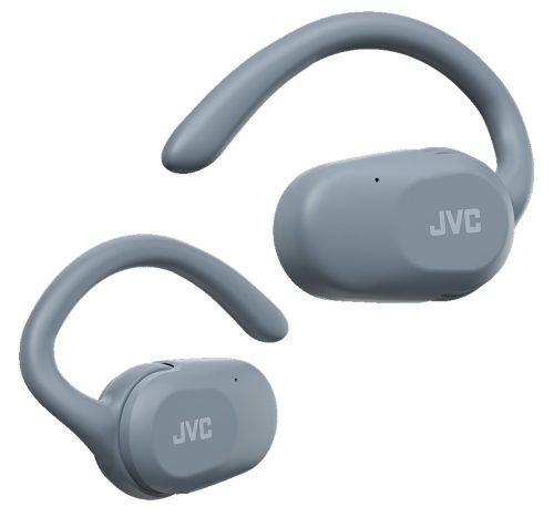 JVC HA-NP40T-A-U True Wireless Nearphones – open-ear dizájn, 26 órás üzemidő, IPX4 védelem, Kék színű