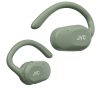 JVC HA-NP40T-G-U True Wireless Nearphones – open-ear dizájn, 26 órás üzemidő, IPX4 védelem, zöld színű