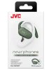 JVC HA-NP40T-G-U True Wireless Nearphones – open-ear dizájn, 26 órás üzemidő, IPX4 védelem, zöld színű