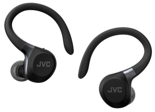 JVC HA-EC75T-B-U True Wireless sport fülhallgató – aktív zajszűrés, 40 óra üzemidő, IP57 védelem, fekete színben