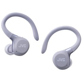   JVC HA-EC75T-V-U True Wireless sport fülhallgató – aktív zajszűrés, 40 óra üzemidő, IP57 védelem, viola kék színben