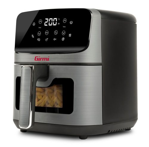 Girmi FG27 Ecofrit Lite forrólevegős sütő – 4,2 liter, 8 előre beállított program, digitális kijelző, állítható hőmérséklet.
