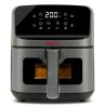 Girmi FG27 Ecofrit Lite forrólevegős sütő – 4,2 liter, 8 előre beállított program, digitális kijelző, állítható hőmérséklet.