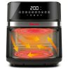 Girmi FG80 Ecofrit XXL forrólevegős sütő - 8 literes, 2 fűtőelemes (2.200 W), 10 előre beállított program, digitális kijelző.