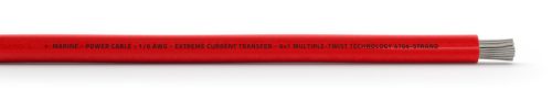Hertz MPC RD 4.0 Hertz tengerészeti minősítésű tápkábel 4AWG (21,15 mm²) piros szín